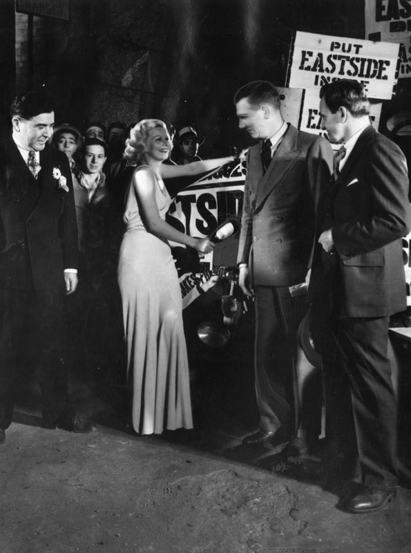 jean harlow christens beer truck