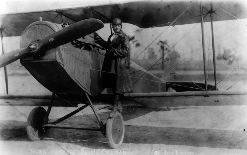 bessie coleman and plane